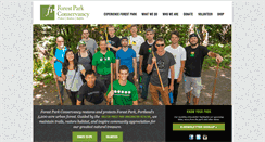 Desktop Screenshot of forestparkconservancy.org